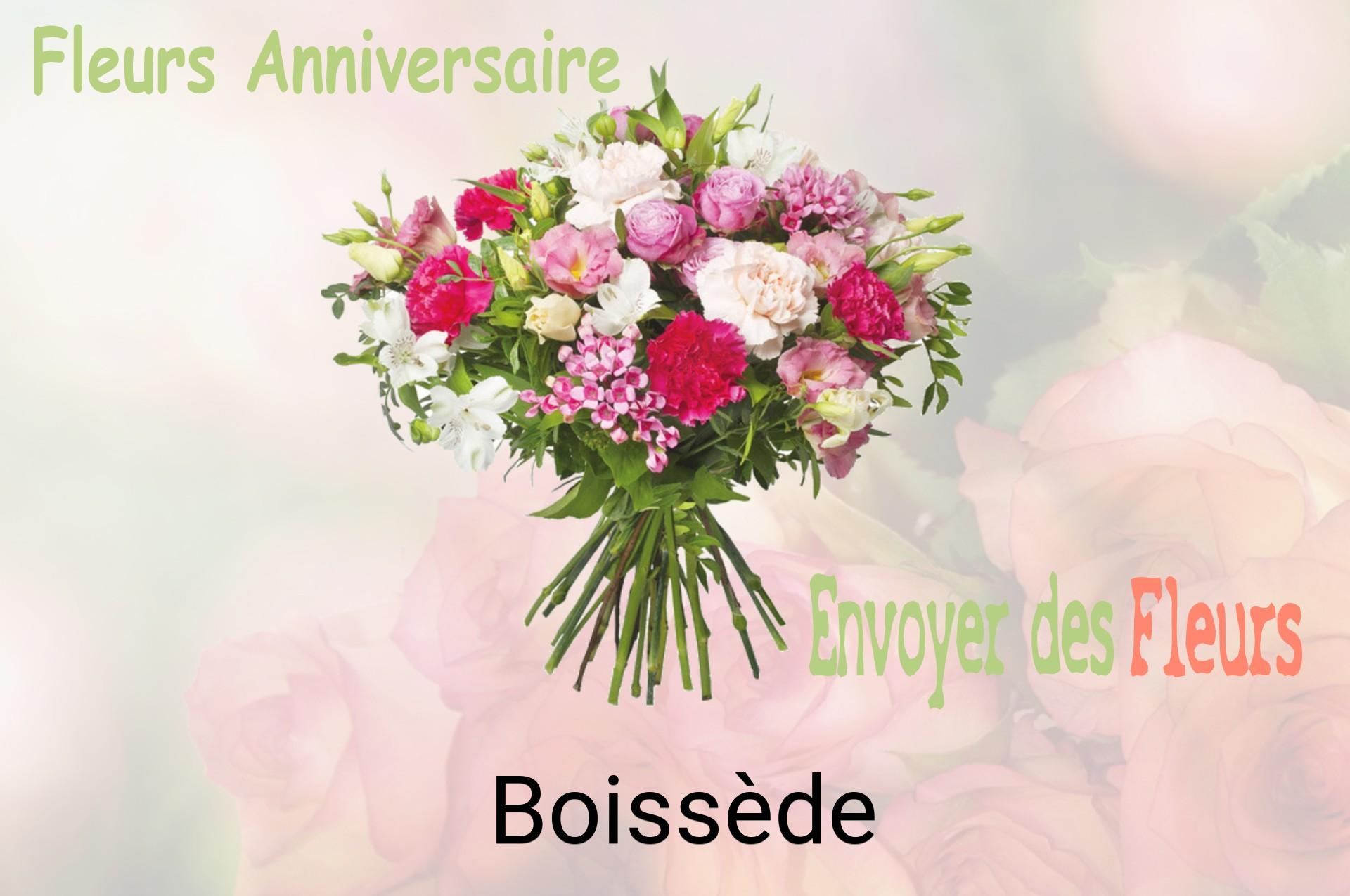 Bouquet de fleurs d’anniversaire livré à Boissède